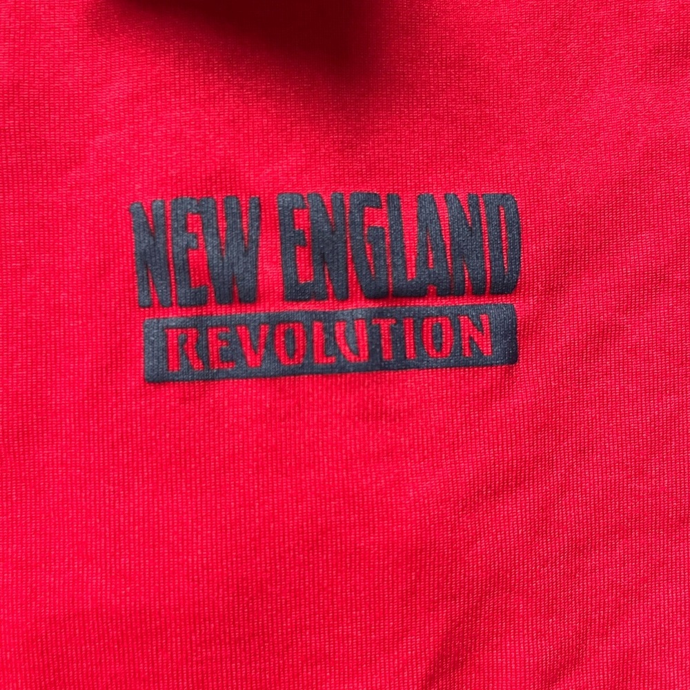 adidas Red Short Sleeve Athletic Tee - New England - Picture 5 of 9